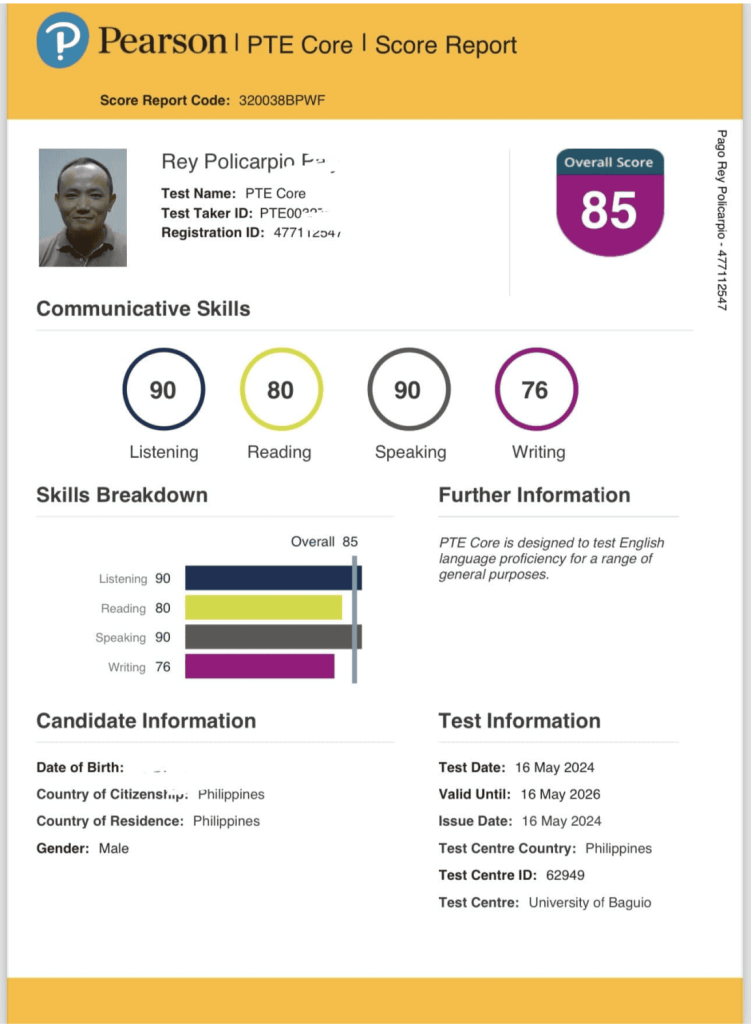 Buy PTE Certificate Online